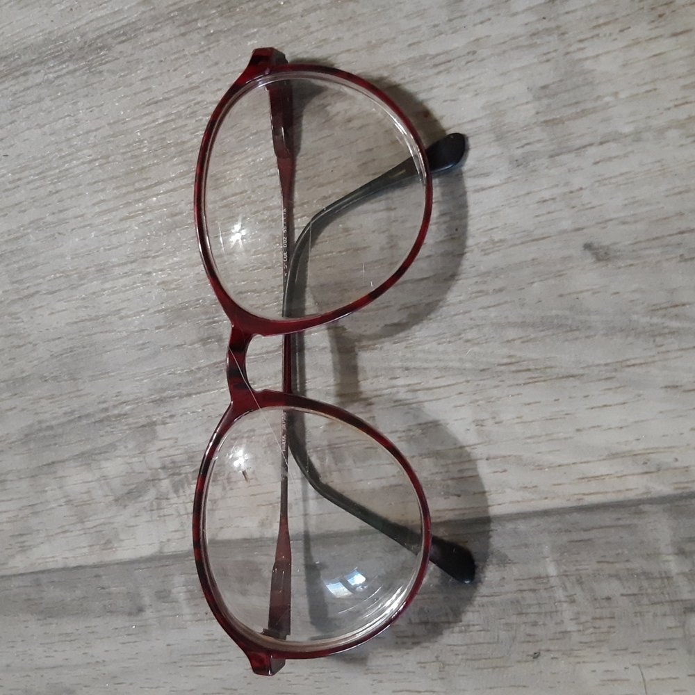 Big Thin Frame Glasses Round Frames - image 1